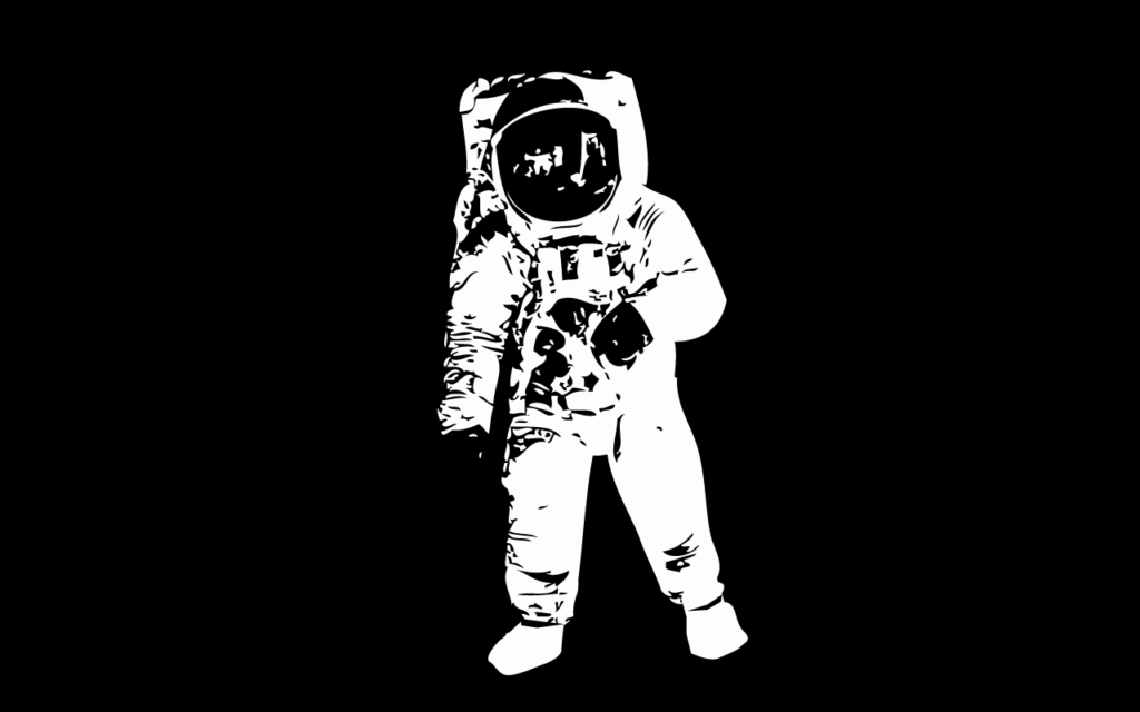 Descarga el dibujo Astronauta dibujo en blanco y negro Astronauta dibujo en blanco y negro