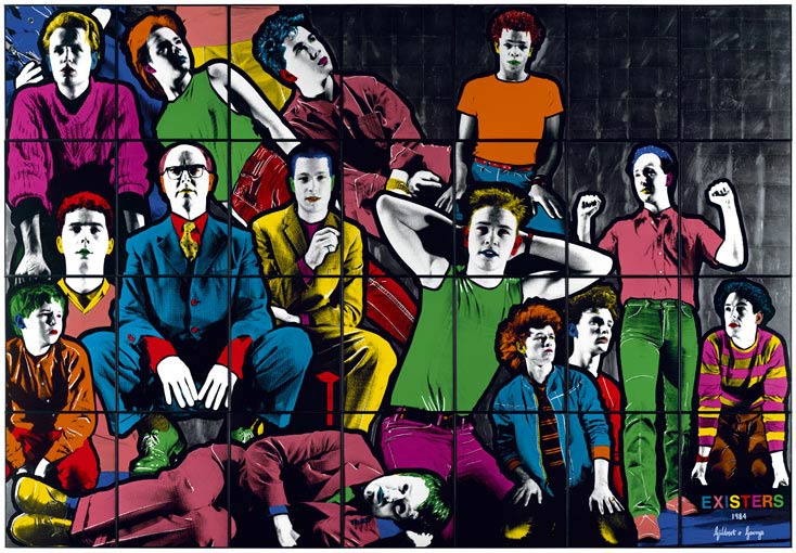 Cuadro Existers de Gilbert and George
