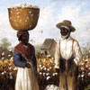 Los esclavos libres pintados por William Aiken Walker